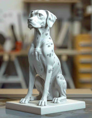 3D Pet Memorial Model-Clay material-Customized Size 8-15CM