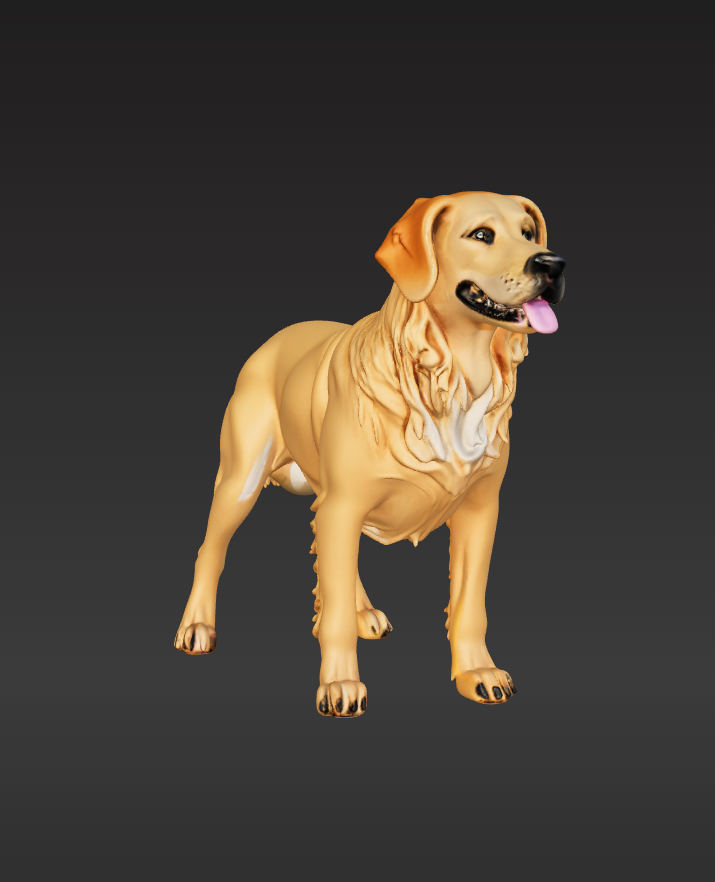 3D Pet Memorial Model-Clay material-Customized Size 8-15CM